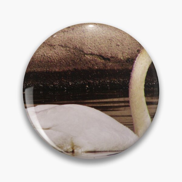 Item preview, Graceful White Swan Grazing in Dark Waters designed and sold by AndreiMarthe.