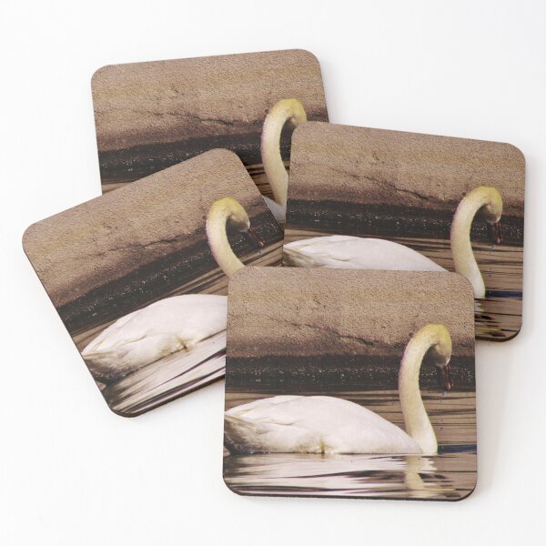 Item preview, Graceful White Swan Grazing in Dark Waters designed and sold by AndreiMarthe.