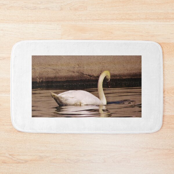 Item preview, Graceful White Swan Grazing in Dark Waters designed and sold by AndreiMarthe.