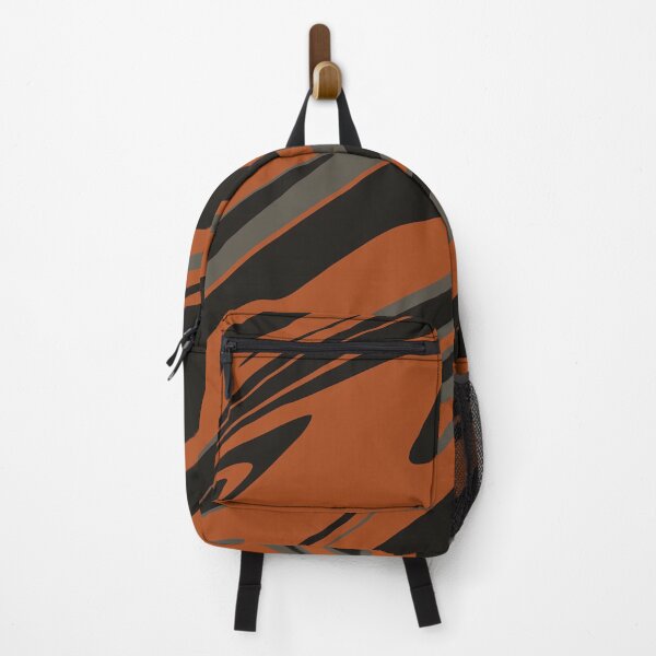 Item preview, Terracotta Fluid Abstract - Burnt Orange & Slate designed and sold by CaramelCo.