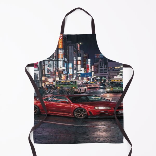 Item preview, Cyberpunk Vibe Red Tuning Car Night City designed and sold by JMAVILA ART.