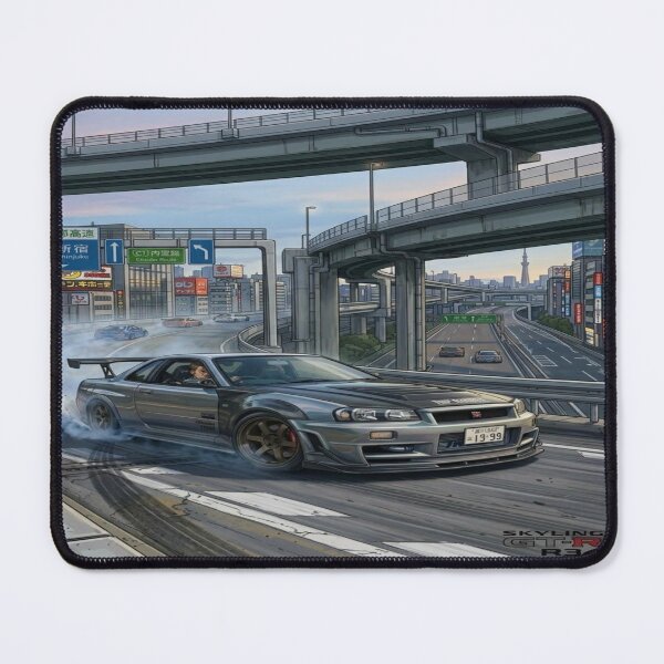 Item preview, Nissan Skyline R34 Tokyo Drift | Ilustration JDM designed and sold by JMAVILA ART.