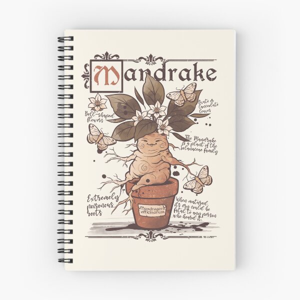 Item preview, Cute Vintage Mandrake Root - Medieval Herbology Botanical Magic Art designed and sold by NemiMakeit.
