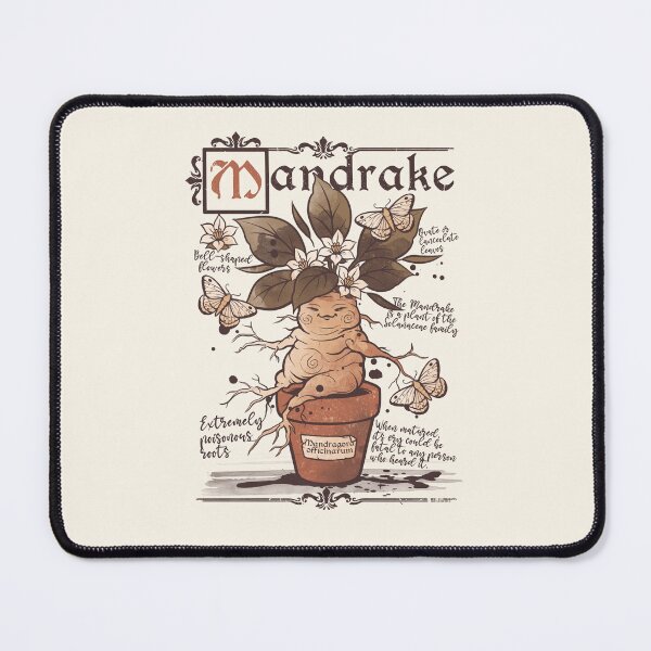 Item preview, Cute Vintage Mandrake Root - Medieval Herbology Botanical Magic Art designed and sold by NemiMakeit.