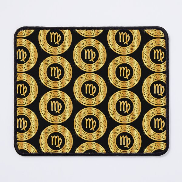 Item preview, Classic Gold Virgo Zodiac Medallion (Black) designed and sold by Art-PraveenRai.