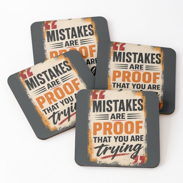 Item preview, Mistakes Are Proof That You Are Trying designed and sold by Sketch-Shack.