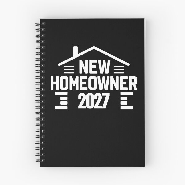 Item preview, New Homeowners 2027 white Modern Silhouette designed and sold by EmeraldeaArt.