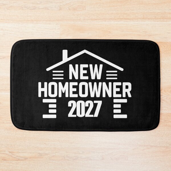Item preview, New Homeowners 2027 white Modern Silhouette designed and sold by EmeraldeaArt.
