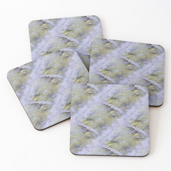 Item preview, Grunge Textured Abstract in Purple and Green designed and sold by Artistestella.