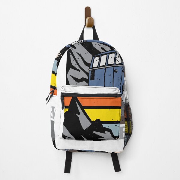 Item preview, Vintage Travel Time Camper Van Mountain Sunset designed and sold by heedooppod.