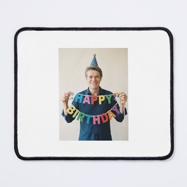 Item preview, Willem dafoe birthday birthday banner gift cake memes happy Funny prank meme weird designed and sold by CheeseBlueprint.