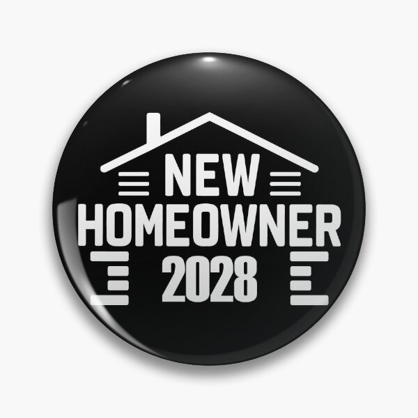 Item preview, New Homeowners 2028 white Modern Silhouette designed and sold by EmeraldeaArt.