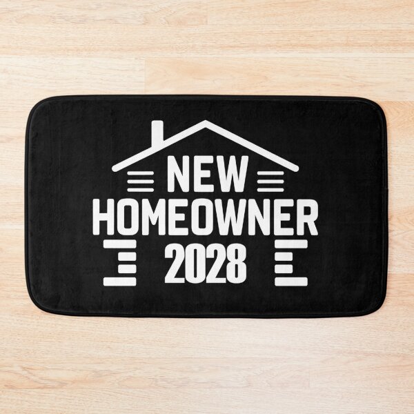 Item preview, New Homeowners 2028 white Modern Silhouette designed and sold by EmeraldeaArt.