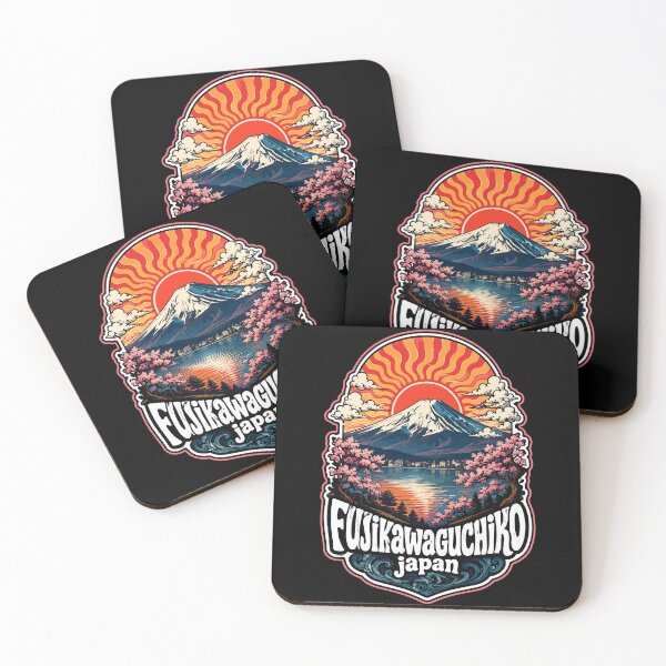 Item preview, Fujikawaguchiko Fuji Japan Trippy Travel designed and sold by TomFrontierArt.