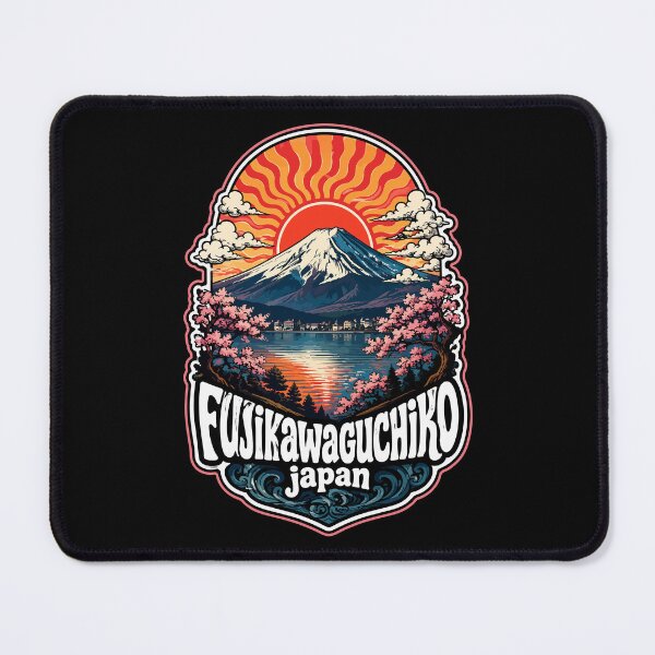 Item preview, Fujikawaguchiko Fuji Japan Trippy Travel designed and sold by TomFrontierArt.