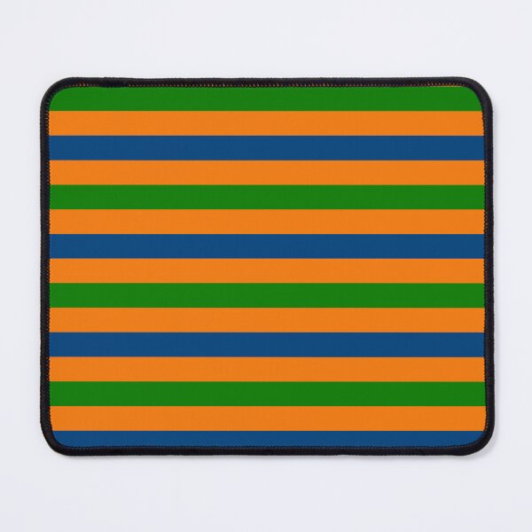 Item preview, Blue and Green Stripes Design Orange designed and sold by PatternTitan.