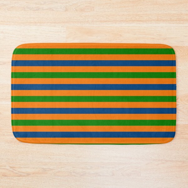 Item preview, Blue and Green Stripes Design Orange  designed and sold by PatternTitan.