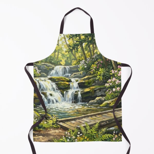 Item preview, Falls Through Old-Growth Forest designed and sold by RedPeaStudio.