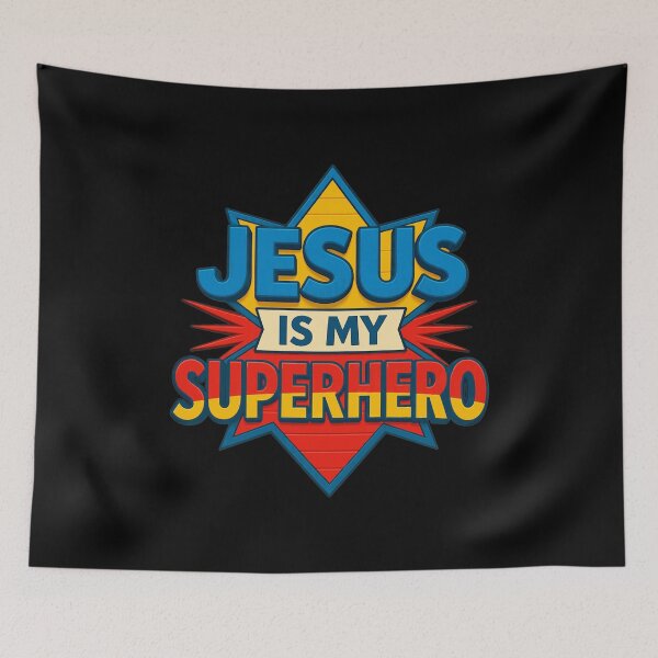 Item preview, Jesus Is My Superhero Christian Faith Design designed and sold by TylerMorg88401.