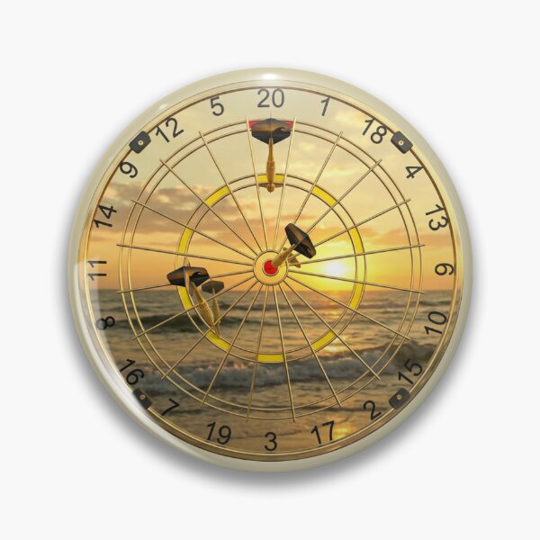 Item preview, Dartboard dartboard mirror, remaining 91 with 3 flights and bullseye. 3rd dart sunrise. designed and sold by Segasprojects.