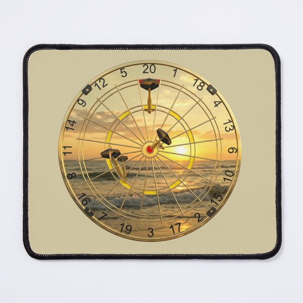 Item preview, Dartboard dartboard mirror, remaining 91 with 3 flights and bullseye. 3rd dart sunrise. designed and sold by Segasprojects.