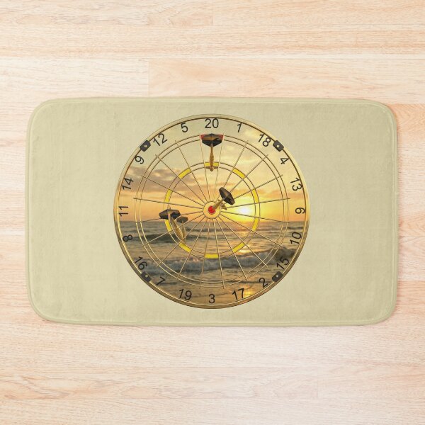 Item preview, Dartboard dartboard mirror, remaining 91 with 3 flights and bullseye. 3rd dart sunrise. designed and sold by Segasprojects.