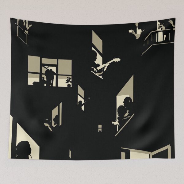 Item preview, The New Yorker - City Apartment Windows At Night designed and sold by lenamedema.