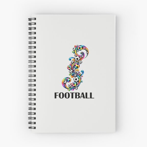 Item preview, Rainbow Football Curlicue – Fun Sports Inspired Design designed and sold by annenambiro.
