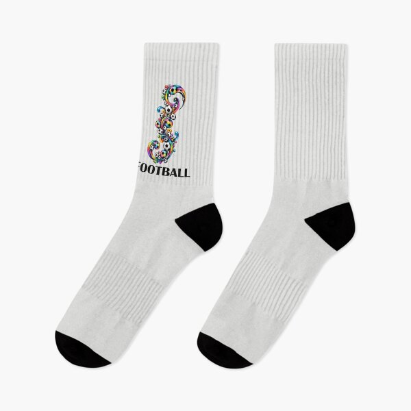 Item preview, Rainbow Football Curlicue – Fun Sports Inspired Design designed and sold by annenambiro.