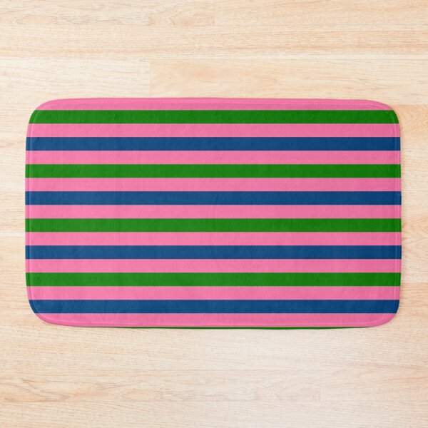 Item preview, Blue and Green Stripes Design Pink designed and sold by PatternTitan.