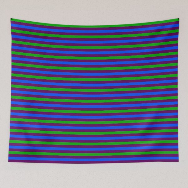 Item preview, Blue and Green Stripes Design Purple  designed and sold by PatternTitan.
