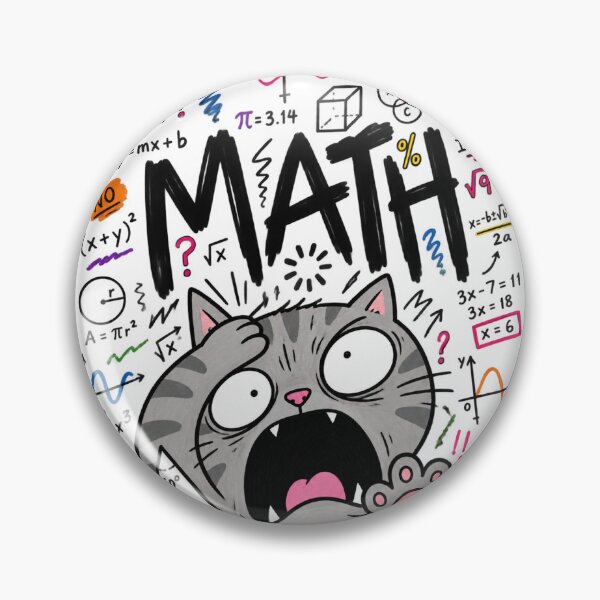 Item preview, Funny Math Cat Nerdy Cat Mathematics Geek designed and sold by MonkiFlipp.