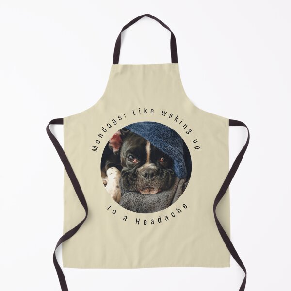 Item preview, Monday Morning: Already a Headache ... Funny Grumpy Boxer designed and sold by AnimalVibes.