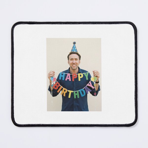 Item preview, Nicolas cage birthday birthday banner gift cake memes happy Funny prank meme  weird  designed and sold by CheeseBlueprint.