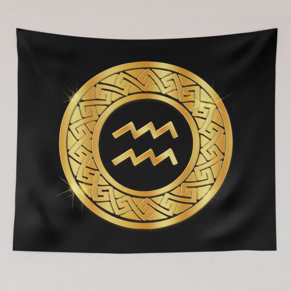 Item preview, Gold Greek Aquarius Coin designed and sold by Art-PraveenRai.
