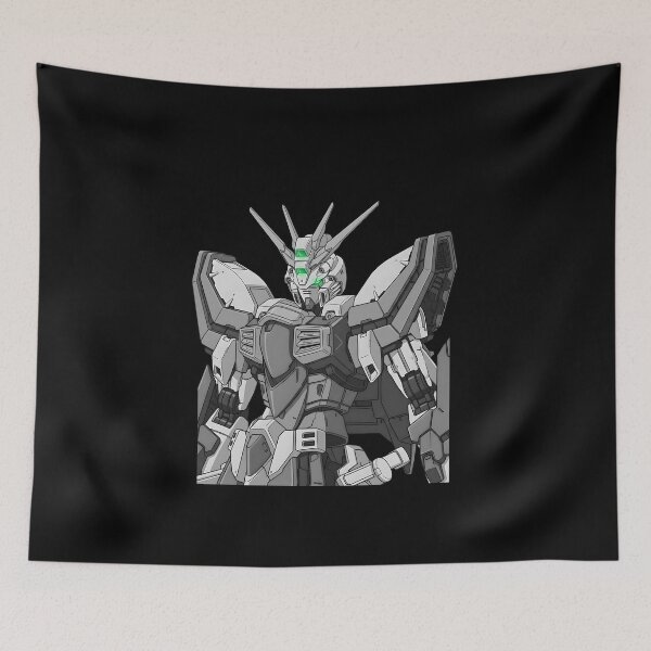 Item preview, black white The GF13-017NJII God Gundam full colour VECTOR art illustration mecha clean design designed and sold by sabartgunpla.