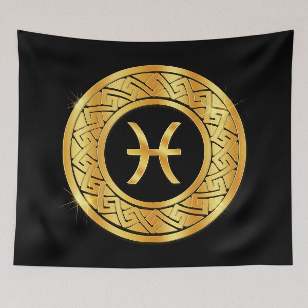 Item preview, Gold Greek Pisces Coin designed and sold by Art-PraveenRai.