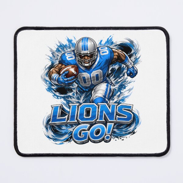 Item preview, Lions Go! Detroit Lions Football Fan #0107 designed and sold by GLUVY-THEME.