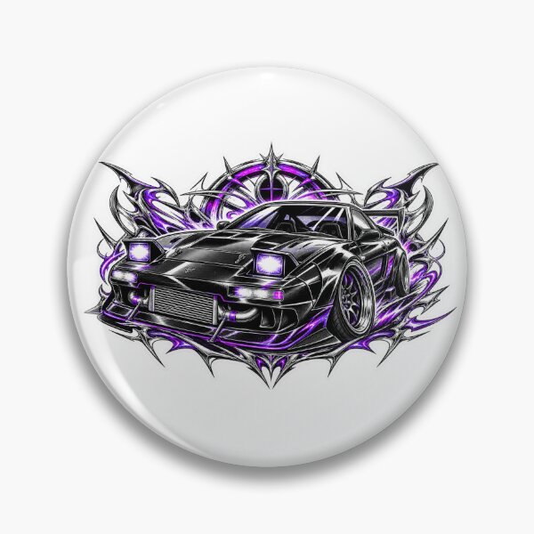 Item preview, Black JDM sports car with purple cyber tribal designed and sold by DJ-Escapism.