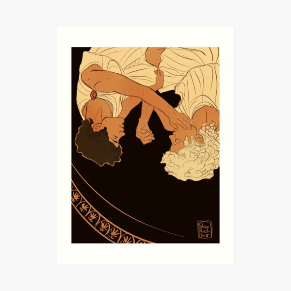 Ancient boys Art Print