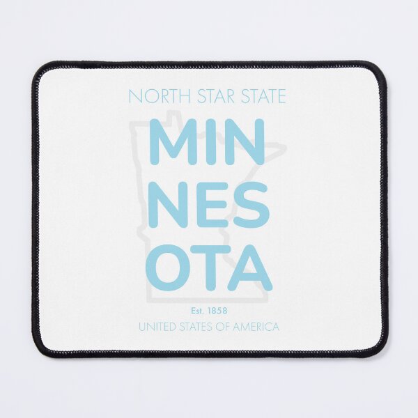 Item preview, Minnesota, Modern Typographic Wall Art designed and sold by MarkedArtPrints.