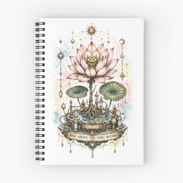 Item preview, Temple Coil Lotus designed and sold by Shadow Sprite Art.