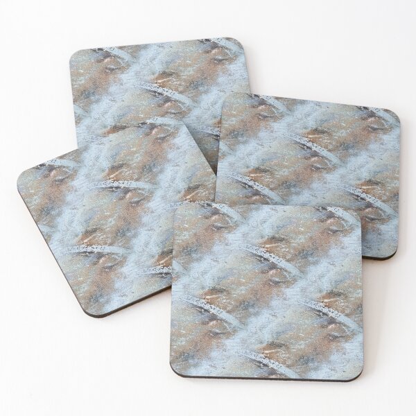 Item preview, Grunge Textured Abstract in Blue and Brown designed and sold by Artistestella.