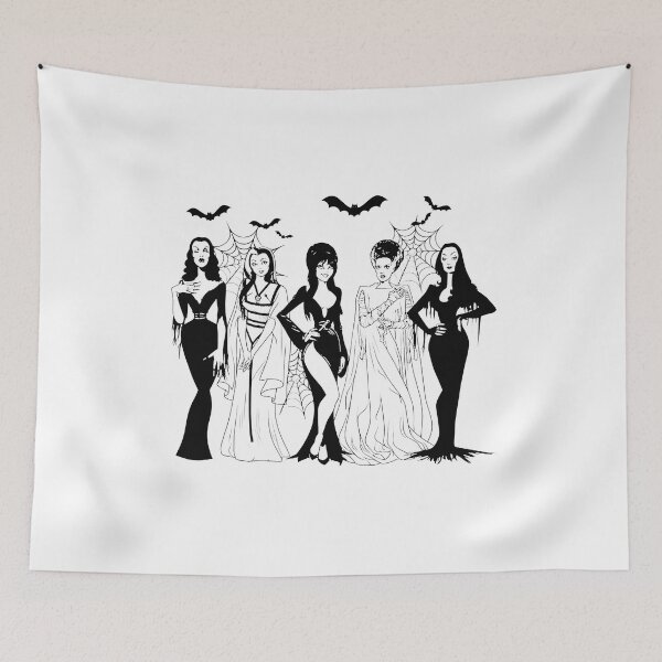 Item preview, Spooky Icons Line Art T-Shirt designed and sold by ScottRams80758.