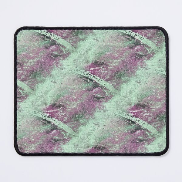 Item preview, Grunge Textured Abstract in Green and Mauve designed and sold by Artistestella.