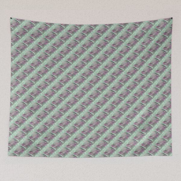 Item preview, Grunge Textured Abstract in Green and Mauve designed and sold by Artistestella.