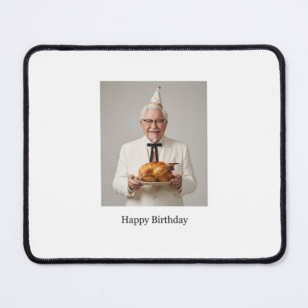 Item preview, Colonel sanders birthday birthday rotisserie chicken gift cake memes happy Funny prank meme  weird  designed and sold by CheeseBlueprint.