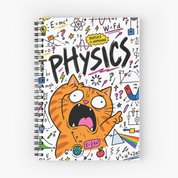 Item preview, Physics Cat Panic Funny Physics Nerd Cat designed and sold by MonkiFlipp.