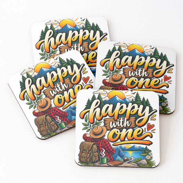 Item preview, Happy With One – Solo Adventure Nature Design designed and sold by Design Sounds Studio.