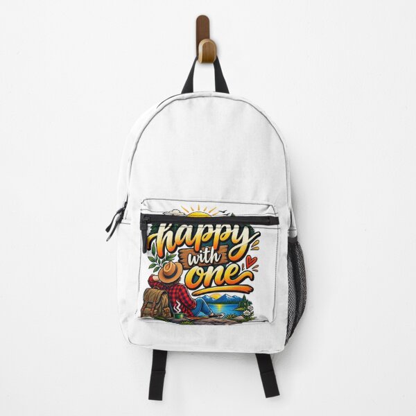 Item preview, Happy With One – Solo Adventure Nature Design designed and sold by Design Sounds Studio.